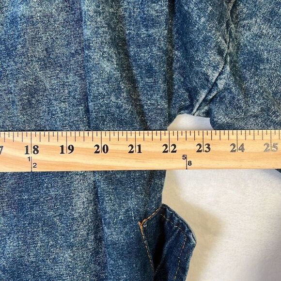 Madein Denim kimono vintage retro style jacket w/ hood - Women‎ Large - Picture 3 of 7